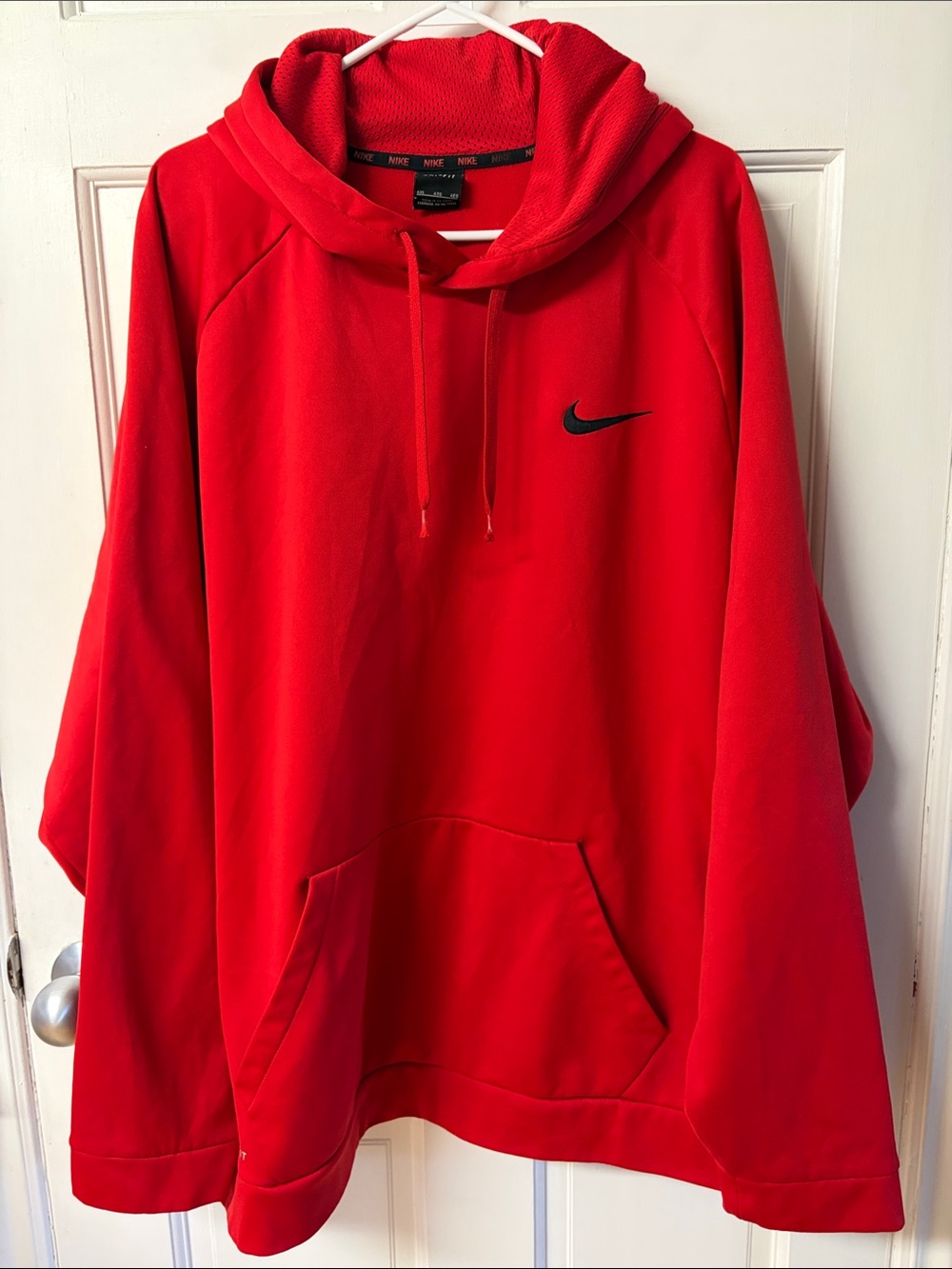 Nike DriFit red hoodie men’s size 4XL